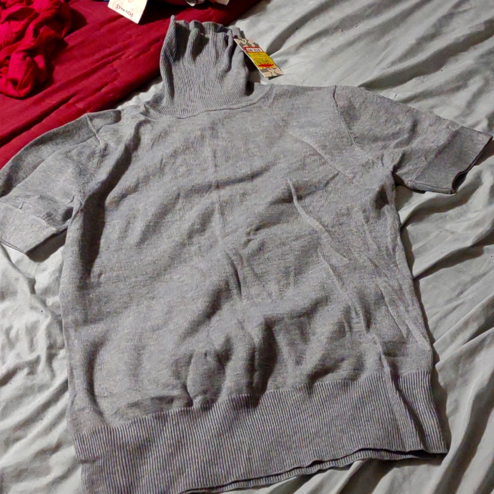 Women's short sleeve turtleneck